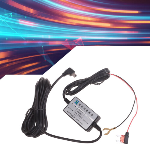 Car Camera DVR Power Cable 3.4M 5V/2A Mini USB 1