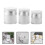12Pcs Multi-Function White Cream Storage Bottles Portable Airless Jars 11