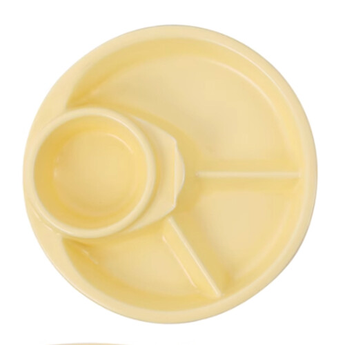 Solid Color Portion Control Plates,Ceramic Portion Control Plate,Breakfast Plate