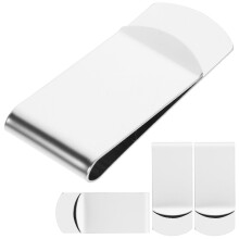 4-Pack Stainless Steel Money Clips Portable Cash Holder Practical and Wallet Clamp