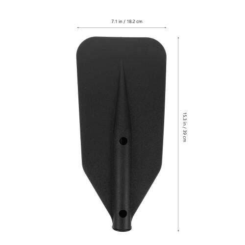 1Set Portable and Durable Adjustable Kayak Paddle with Easy Installation Black Plastic 1