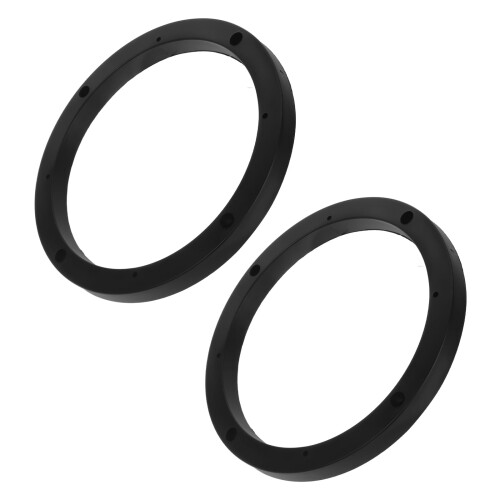 Bilhøjttalerafstandsringe sort plastik 1 par 1