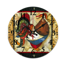 Retro Abstract Cuckoo Wall Clock, Silent & Battery-Powered, Compatible with Home/Office/Bedroom