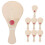 Wooden Paddle Balls Unfinished 10 pcs 1