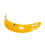 Helmet Visor Replacement for 3/4 Open Face Helmets Orange 3
