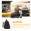 1Set Portable and Durable Adjustable Kayak Paddle with Easy Installation Black Plastic 5