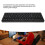 109-Key Left-Hand USB Keyboard with 2 USB HUBs 4