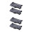4Pcs Durable Black Controller Cover Waterproof for Electric Wheelchair 8