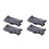 4Pcs Durable Black Controller Cover Waterproof for Electric Wheelchair 9