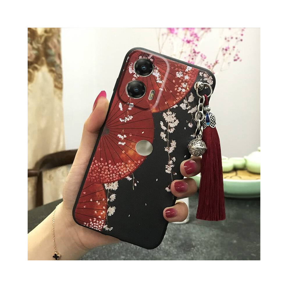 Moto G Stylus 5G 2024 Phone Case Â Chinese Style Tpu Waterproof, Shockproof, Anti-Dust, Tassel Design 9399596731971
