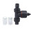 3-Way Aquarium CO2 Atomiser Diffuser, 22mm OD/16mm 3
