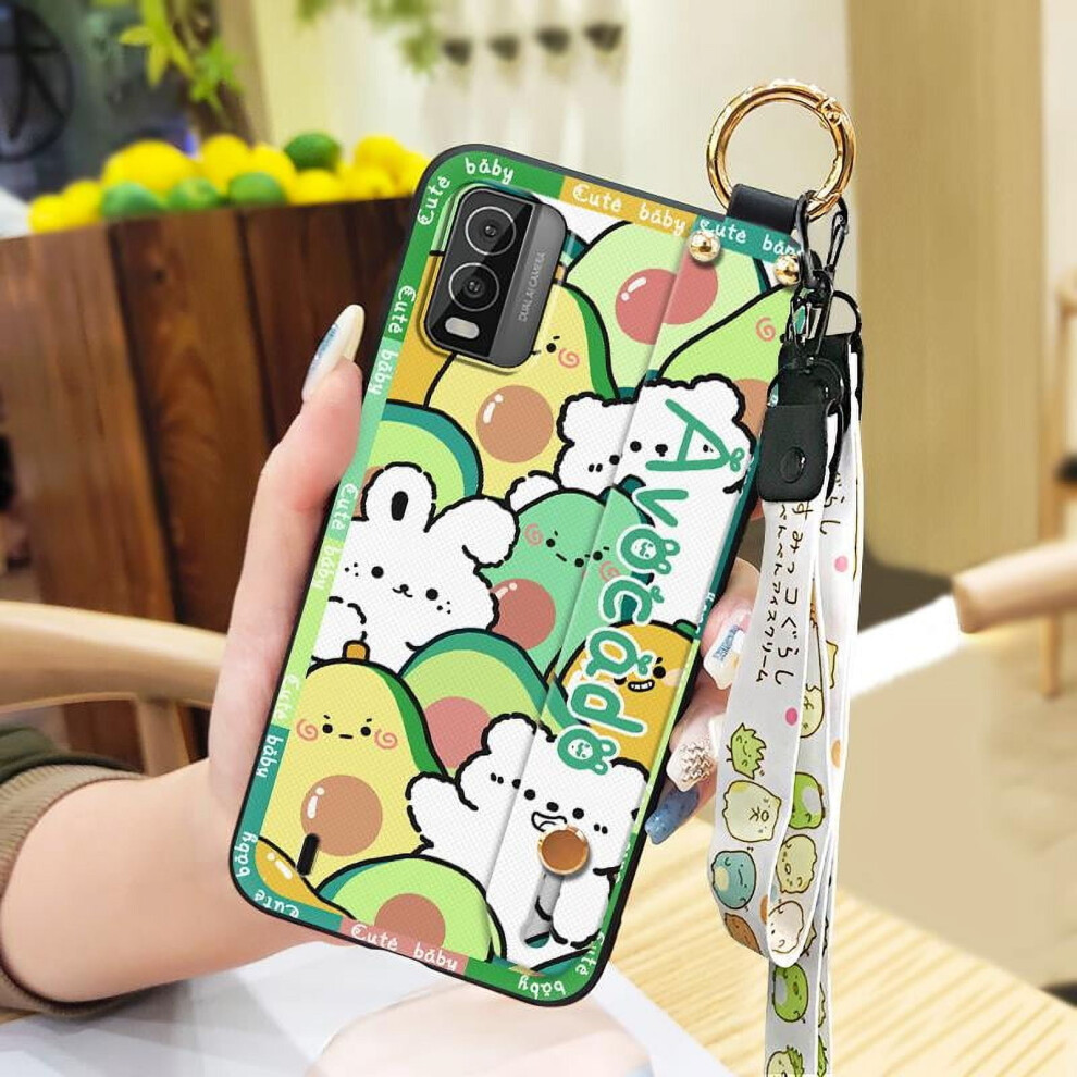 Nokia C210 Phone Case Â Silicone Anti-Knock, Kickstand Ring, Waterproof, Dirt-Resistant, Cute Cartoon Design, Lanyard, Soft & Durable 9399596731957