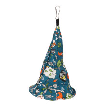 Hanging Parrot Tent 25x35cm Soft Waterproof Cotton Blue for Budgies