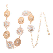 Gouden Zinc Alloy Waist Chain Luxe Body Jewelry Voor Feest