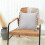 Polyester decorative pillow cover beige45x45cm 6