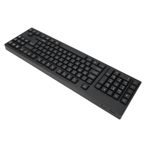 109-Key Left-Hand USB Keyboard with 2 USB HUBs