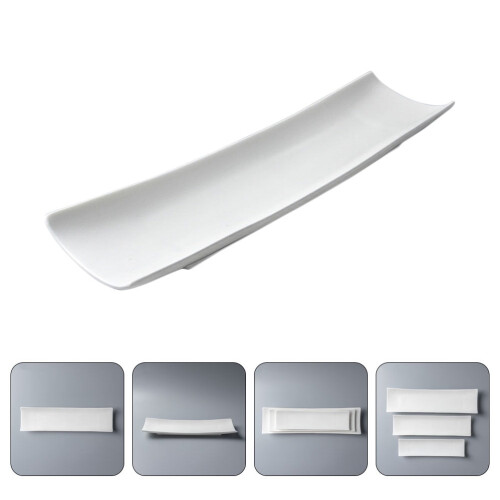 Ceramic Food Plate 28cm White Serving Dish 2