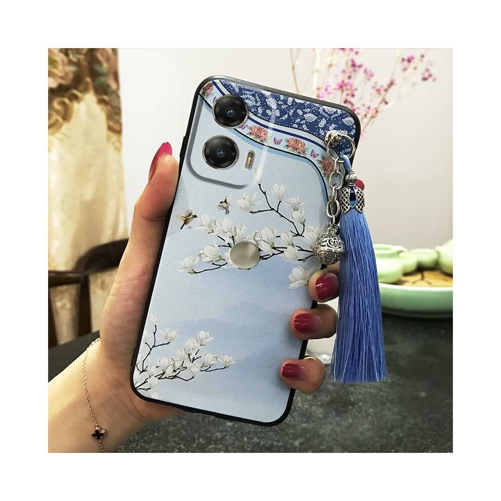 Moto G Stylus 5G 2024 Phone Case – Shockproof, Waterproof, Dust-Resistant Tpu With Tassel, Chinese Style 9399596733111
