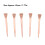 250pcs Copper Plated Horseshoe Nails 45mm Rustproof E3 2