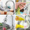 Kitchen Faucet Aerator 360 Swivel Dual-Mode Sprayer 6