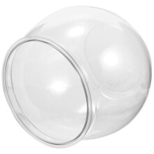 1Set Plastic Fish Bowl for Goldfish in Transparent Design for Pet Owners