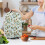 Multifunctional Coffee Machine Dust Cover Stylish Polyester for Kitchen Counter, Pine Cone Pattern 3
