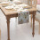 Rustic White Table Runner,Pink Floral Kitchen Dining Table Decoration 13x72 Inch 2