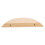 Natural Wood Half Round Floating Shelf Wall Display Rack Brown 8
