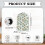 Multifunctional Coffee Machine Dust Cover Stylish Polyester for Kitchen Counter, Pine Cone Pattern 6