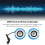 USB Mini Stereo Speakers 2.5W 5V 1A, Plastic, White/Blue 5