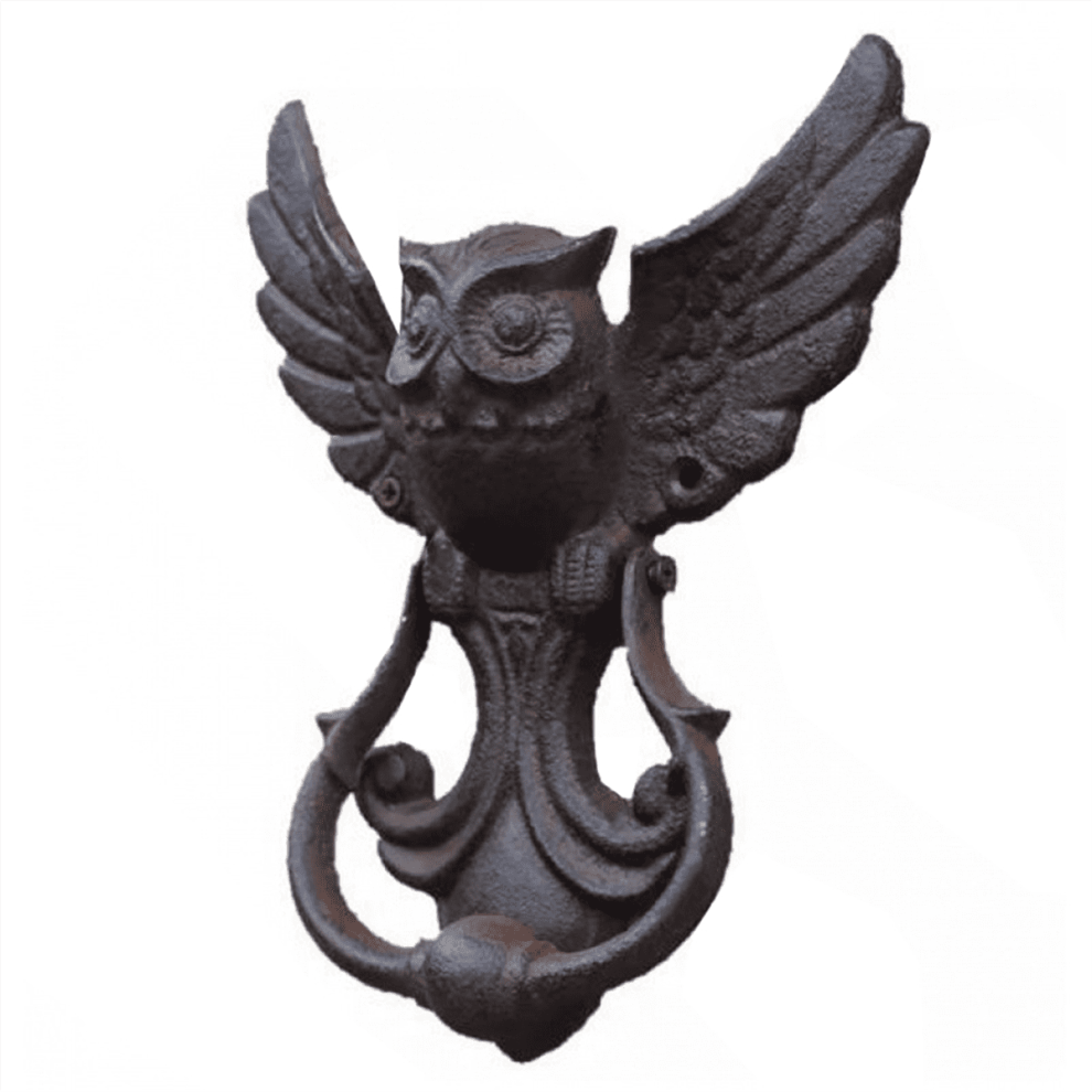 Mystical Owl Cast Door Knocker,Antique Door Handle Courtyard Door Handle 9085618479173