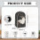 Blender Dust Cover Starry Sky Polyester 1 Piece 6