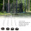 Heavy Duty Corkscrew Steel Trampoline Anchor Kit 5