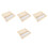 4Pcs Practical Wooden Microscope Slide Storage Box Light Brown 7
