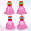4pcs Playing Shuttlecocks For Beginners Outdoor Playing Pink 3
