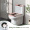 Polyester Toilet Seat Cover with Elastic Edge Pink Rose 4