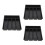 3St Zwarte PP Organizer Voor Keuken 6
