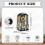 Cow Sunflowers Coffee Machine Dust Cover Polyester 6