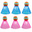 4pcs Playing Shuttlecocks For Beginners Outdoor Playing Pink 9