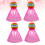 4pcs Playing Shuttlecocks For Beginners Outdoor Playing Pink 10