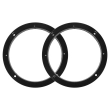 KONTONTY 1Pair Black Plastic Car Speaker Spacer Rings Universal Fit for 65 Inch Speakers