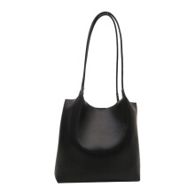 Women's Polyester Shoulder Bag – 26x26x12cm, Black