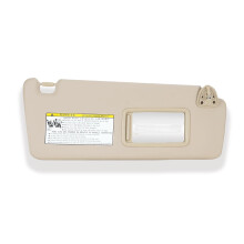 Sun Visor Replacement for Toyota Highlander 2004–2007, OE 74320-48260-A0/4310-48220-A0, Driver Left & Passenger Right, Beige with Mirror