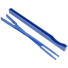 Professional Mute Clamp Piano Tuning Repair Tool Nylon Blue Tweezer Design 1Pack 8.07X0.59X0.51In