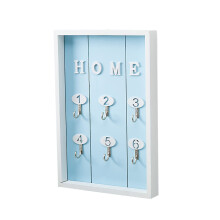Porte-serviettes et porte-clés mural en bois avec étagère flottante