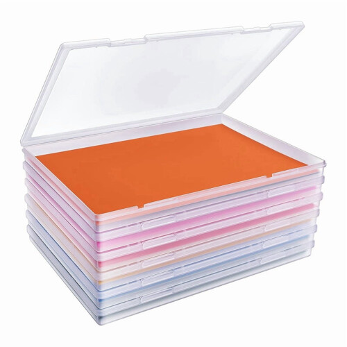 Fotobewaardoos transparant 8x10 inch, 6 stuks
