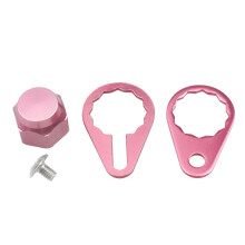 Metal Fishing Reels Handle Screw Caps Cranks Nut Locking Plate Left/Right Handle Nut Covers Fishing Tackle Tool Accessories
