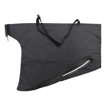Black Blower Bag Replacement with Zipper & Shoulder Strap for Garden/Yard Dust Collection – 1 Piece