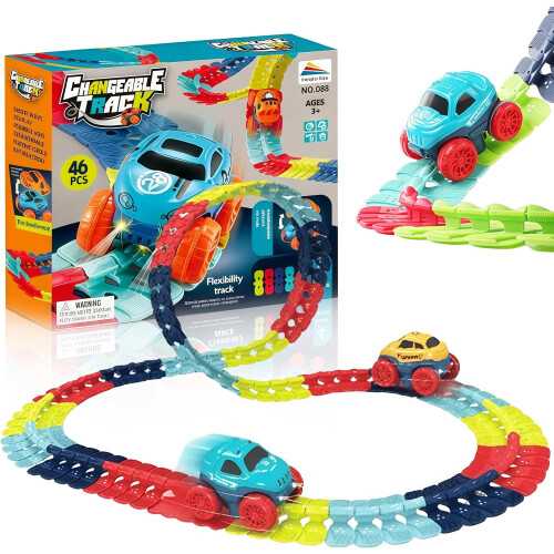Anti-Gravity Racing Car Set with 360 Climbing Track LED