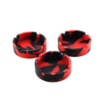 Foldable And Dustpan Set Silicone Rubber High Temperature Heat Resistant Round Design Ashtray